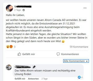 Ahorn Facebook Gruppe