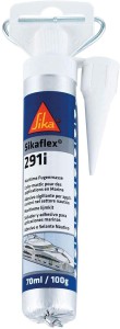 Unten zum verkleben / abdichten dick Sikaflex-291I auftragen.